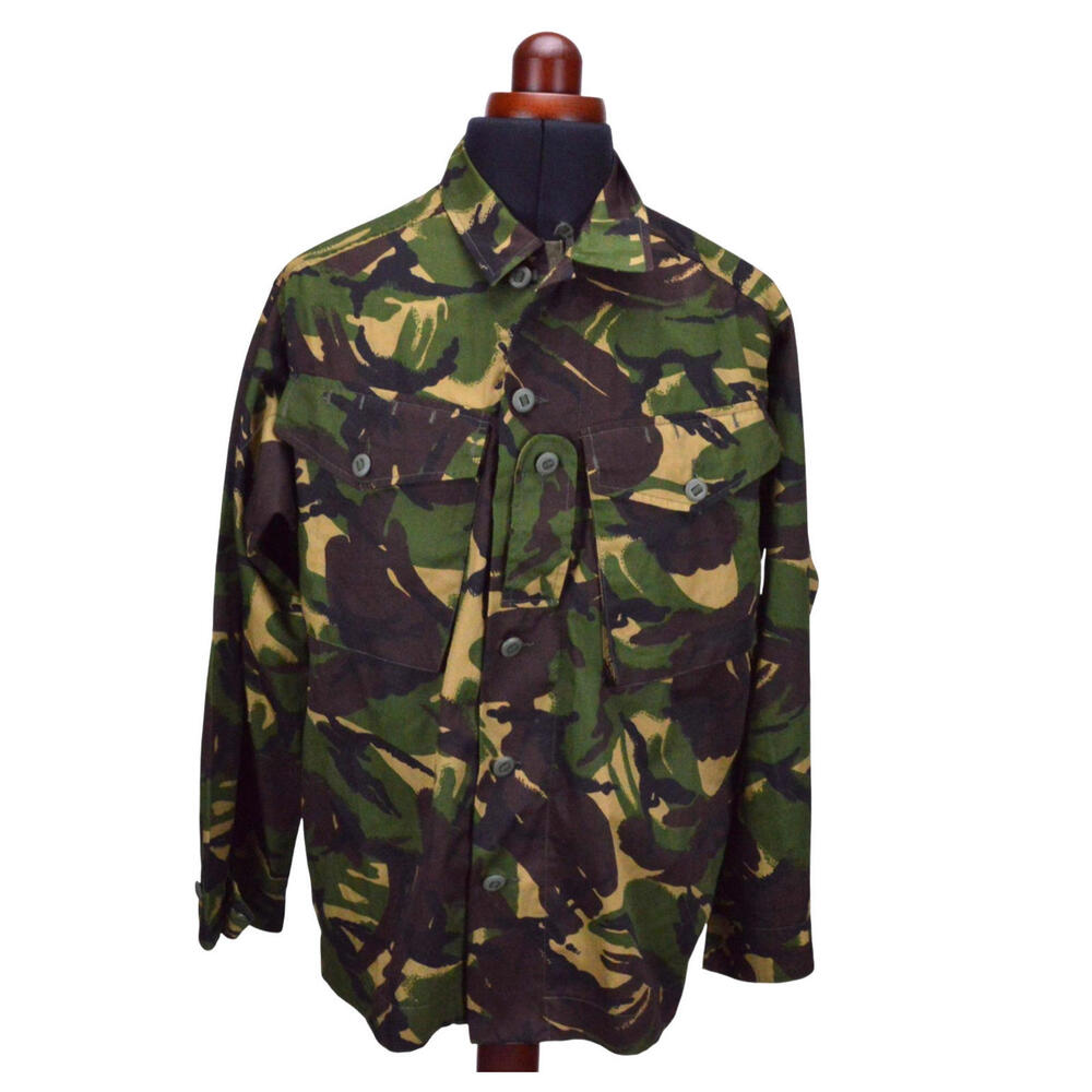 British Army Camo Military Woodland DPM Shirt 170/104 L Short Zip